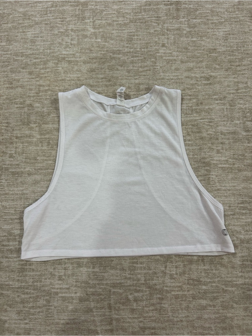 Balance Collection White Cropped Muscle Tank